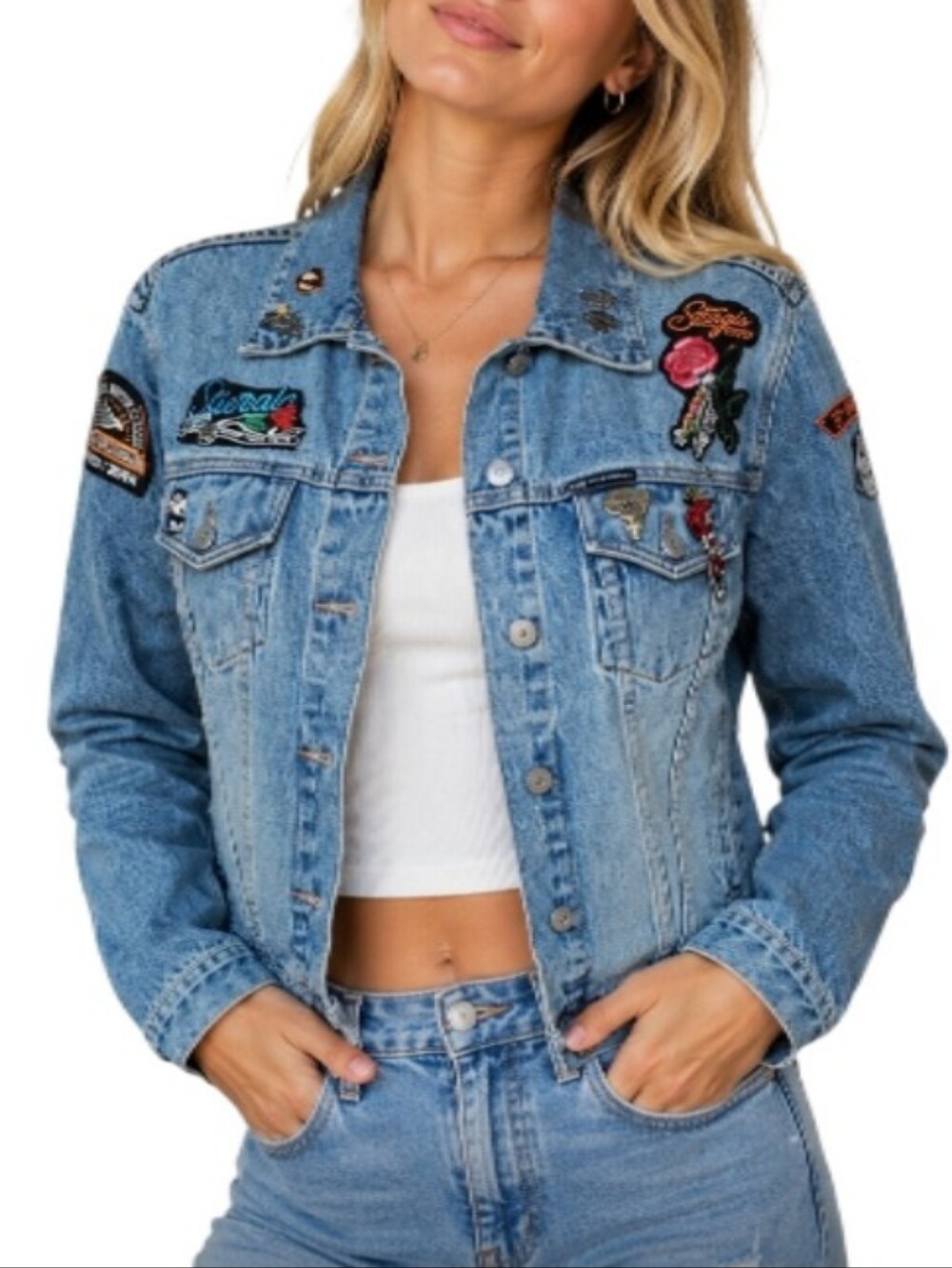 Unionbay/Harley-Davidson Vintage Y2k Denim Jean Jacket